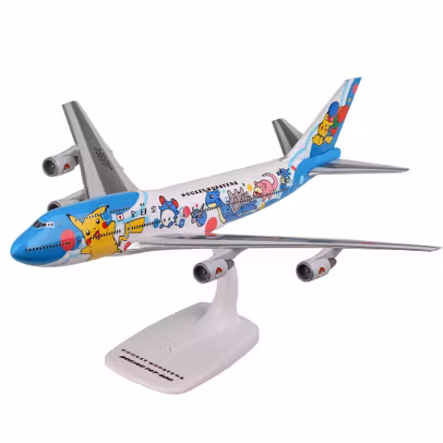 Macheta Avion Boeing 747-400 ANA Pokemon JA8964 1:250 - PPC