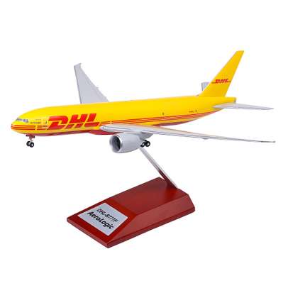 Macheta avion Boeing 777-200F DHL Aerologic scara 1-200