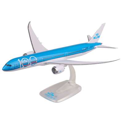 Macheta avion Boeing 787-10 Dreamliner KLM special edition 100 scara 1-200 PPC