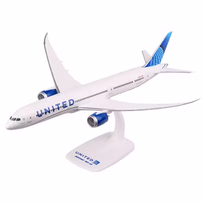 Macheta avion Boeing 787-10 Dreamliner United Airlines 1:200 - Model de colectie PPC