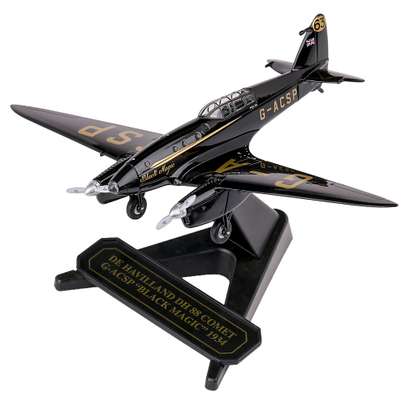 Macheta Avion De Havilland DH.88 Comet Black Magic Oxford 1:72