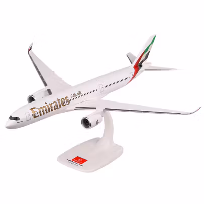 Macheta avion Emirates Airbus A350-900 A6-EXA 1:200 PPC