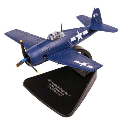 Macheta avion Grumman Hellcat VS-1 US Navy 1945 albastru 1-72