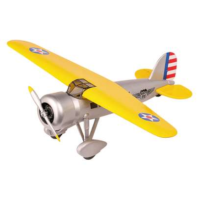 Macheta avion Lockheed Vega 6 pasageri 1927 argintiu 1:45