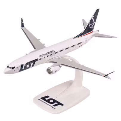 Macheta avion LOT Polish Airlines Boeing 737 MAX 8 SP-LVA - scara 1:200, PPC 221683