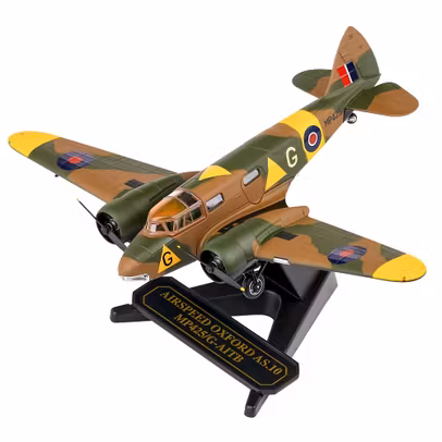 Macheta Avion Militar de antrenament Airspeed Oxford MP425 RAF 1:72