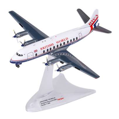 Macheta avion Vickers Viscount 800 British World Airlines