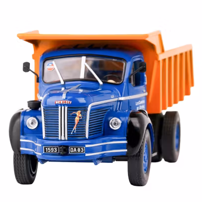 Macheta Berliet GLM10 Movimento Terra 1953 Albastru Portocaliu 1:43 Magazine Models