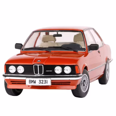 Macheta BMW E21 323i 1980 roșu – 1:18 – Solido - vedere 3/4 stanga fata