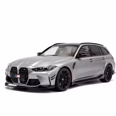 Macheta BMW M3 Touring G81 Performance 2024 Gri 1:18 Solido - vedere 3/4 stanga fata