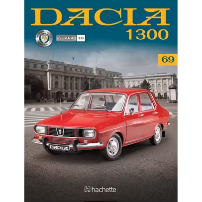 Macheta Dacia 1300 nr.69 – poliță spate machetă 1:8 – Hachette - revista
