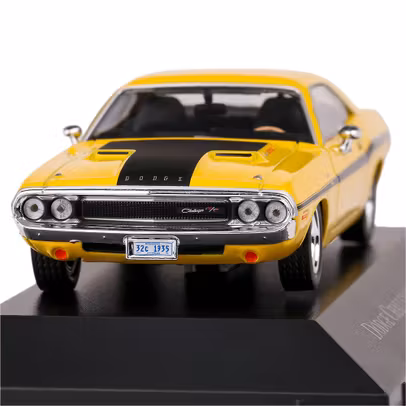 Macheta Dodge Challenger R/T 440 Coupe 1970 Galben 1:43 – Magazine Models