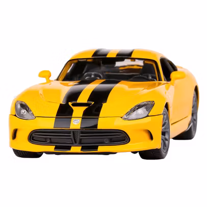 Macheta Dodge Viper SRT GTS 2013 galben - 1:18 Maisto