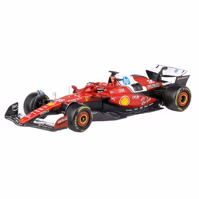 Macheta Ferrari F1 SF-25 2025 Charles Leclerc Nr.16 1:18 Bburago