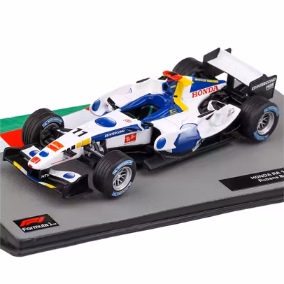 Macheta Honda RA106 No.11 Rubens Barrichello – F1 2006 – scara 1:43 alb albastru