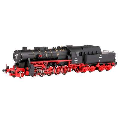 Macheta locomotiva cu aburi 150.1067 CFR Ploiesti epoca III HO