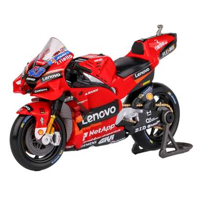 Macheta motocicleta Ducati Desmosedici GP22 #43 Jack Miller 2022 rosu 1:18