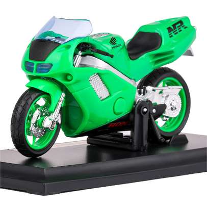 Honda NR  1992, macheta motocicleta, scara 1:18, verde, Maisto-2