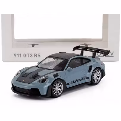 Macheta Porsche 911 992 GT3 RS 2022 1:43 Norev Meissen Blue