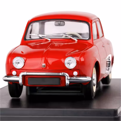 Macheta Renault Dauphine 1961 Roșu 1:24 Magazine Models