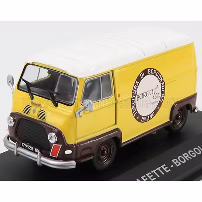 Macheta Renault Estafette Van Pennelli Cinghiale 1974 Galben Alb 1:43 Magazine Models