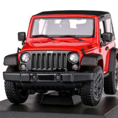 Macheta suv Jeep Wrangler 2014 rosu 1:18