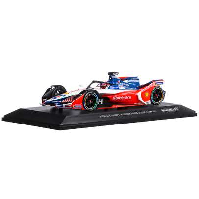 Mahindra Racing J. D'Ambrosio Formula E Season 5 2018, macheta auto, scara 1:18, portocaliu cu alb , Minichamps-2