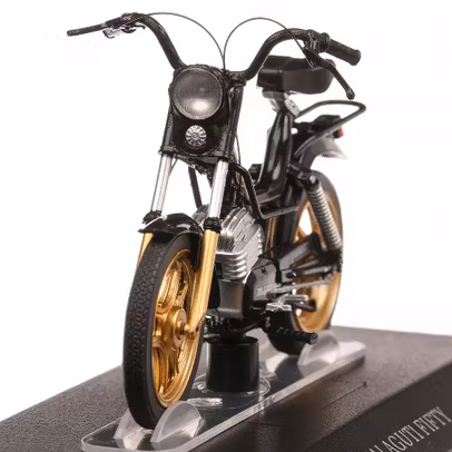 Malaguti Fifty Black Special 1979, macheta motocicleta, scara 1:18, negru, Atlas