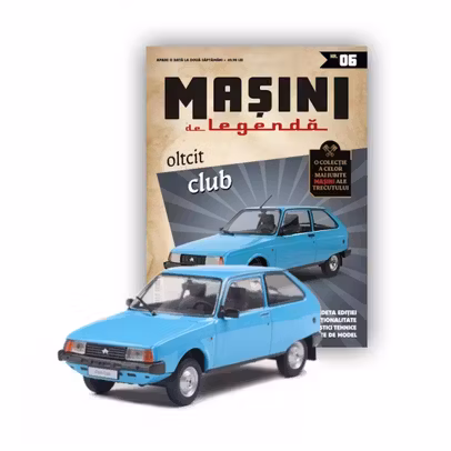 Machetă Oltcit Club 1:43 cu revista Masini de Legenda Nr.6 – DeAgostini