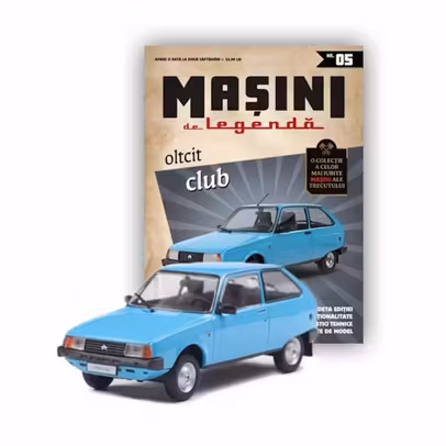 Masini de Legenda Relansare Nr.5 Oltcit Club albastru – revista+macheta DeAgostini