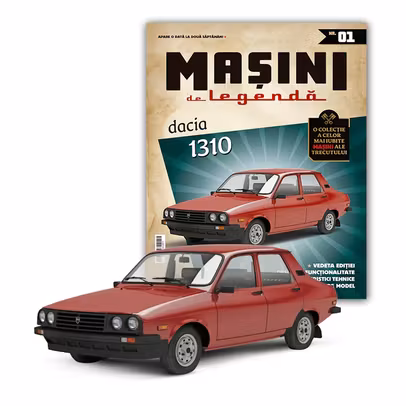 Colectia Masini de Legenda nr.1 - Dacia 1310 TLX - revista cu macheta
