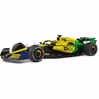 Macheta McLaren MCL38 F1 Monaco GP 2024 Senna Tribute No.81 Oscar Piastri 1:18 – Omagiu Legendarului Ayrton Senna-1