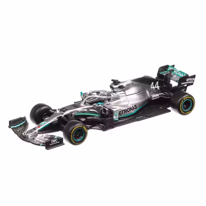 Mercedes AMG W10 EQ Power+,  F1, #44, L.Hamilton, 2019 , scara 1:43, negru cu gri si bleu, Burago