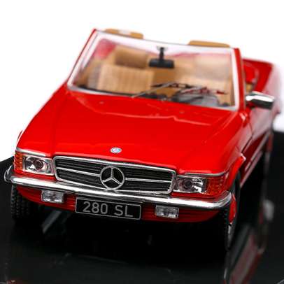Mercedes-Benz 280 SL R107 1979, macheta auto, scara 1:43, rosu, Ixo