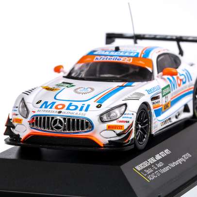 Mercedes-Benz AMG GT3 2018, #21 Stolz-Asch GT Masters Nurburgring macheta auto, scara 1:43, verde, CMR