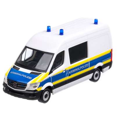 Mercedes-Benz Sprinter 2014 Kriminalpolizei , scara 1:87, alb cu albastru si galben, Herpa-2