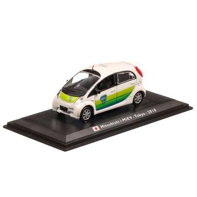 Mitsubishi i-MiEV Tokyo Taxi 2010, macheta Taxi scara 1:43, alb cu verde, Atlas-2