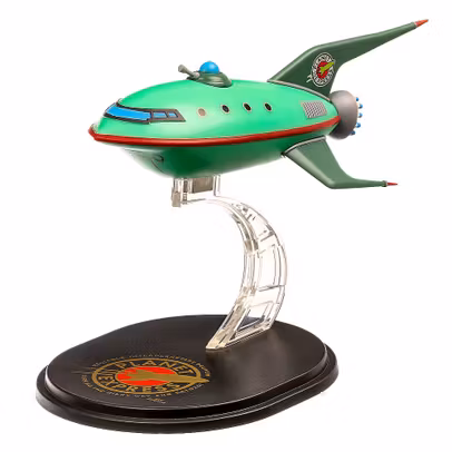Modelul navei Futurama Planet Express Q 2016 macheta nava, verde, Atlas
