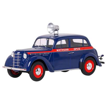 Moskvitch 400-420 Militia USSR 1954, macheta auto scara 1:18, albastru, KK Scale