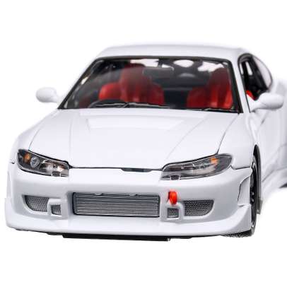 Nissan Silvia S15 2000, macheta auto,  scara 1:24, alb, Welly
