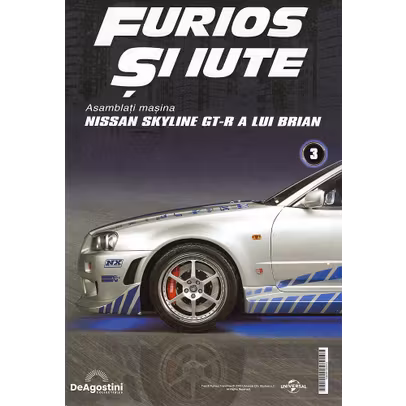 Nissan Skyline GT-R R34 DeAgostini Nr.3 – revistă oficială cu instrucțiuni de montaj
