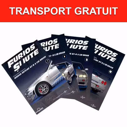 Pachet Nr.7–10 Nissan Skyline GT-R R34 1:8 DeAgostini Fast & Furious