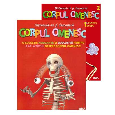 Pachet Distreaza-te si descopera corpul omenesc - revistele 1+2 - ed. 2024