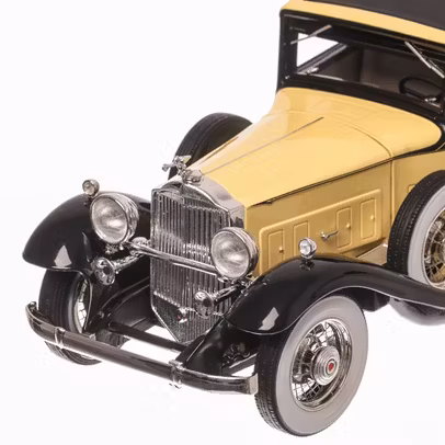 Packard 902 Standard Eight Coupe 1932, macheta auto scara 1:18, crem cu negru, BoS-Models-5