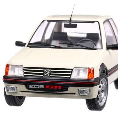Peugeot 205 GTI 1.9L Mk.1 1988, macheta auto, scara 1:18, alb, Solido