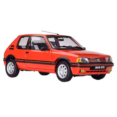 Macheta Peugeot 205 GTI - kit complet scara 1:8