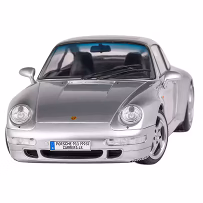 Macheta Porsche 911 (993) 4S 1:18 Argintiu 1996 - Solido Diecast