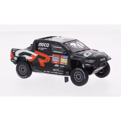 Macheta Toyota GR DKR Hilux Evo T1U Rally Dakar 2024 #243 Botterill/Cummings - 1:43 IXO