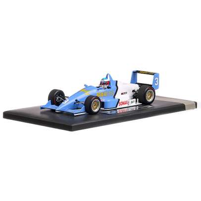 Reynard Spiess F903 #3 Michael Schumacher Winner Macau 1990, macheta auto, scara 1:18, alb cu albastru, Minichamps-2