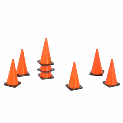 Set 8 conuri orientare trafic scara 1-24
